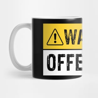 Warning Offensive Funny Crude As seen in Lockout Mug